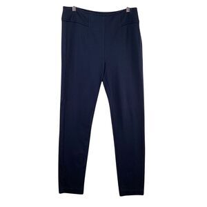 CAb Navy Pants Size 8 Career Wear‎ Casual Office Trousers Stretch Slacks